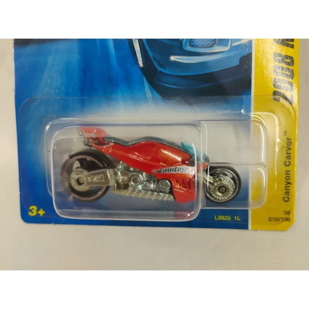 2008 Hot Wheels #010 New Models Canyon Carver‎ Orange Motorcycle